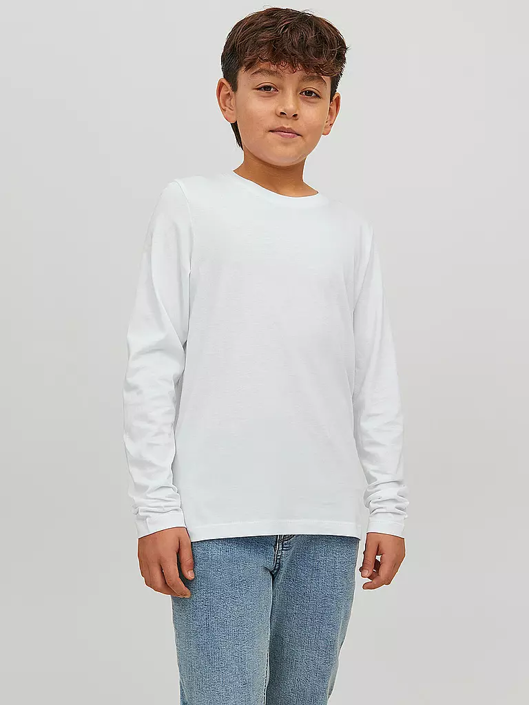 JACK & JONES | Jungen Langarmshirt JJEORGANIC | schwarz