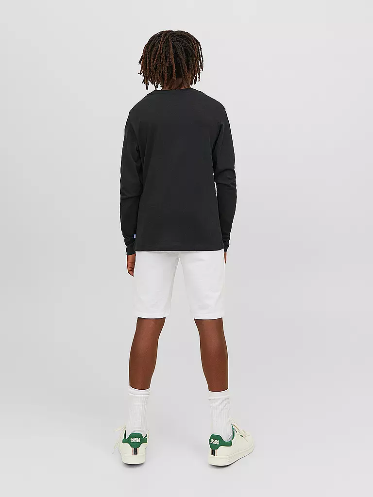 JACK & JONES | Jungen Langarmshirt JJEORGANIC | weiss