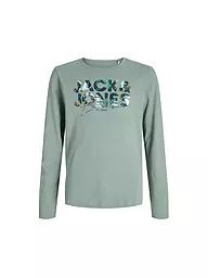 JACK & JONES | Jungen Langarmshirt JJGEPLAS | hellgrün