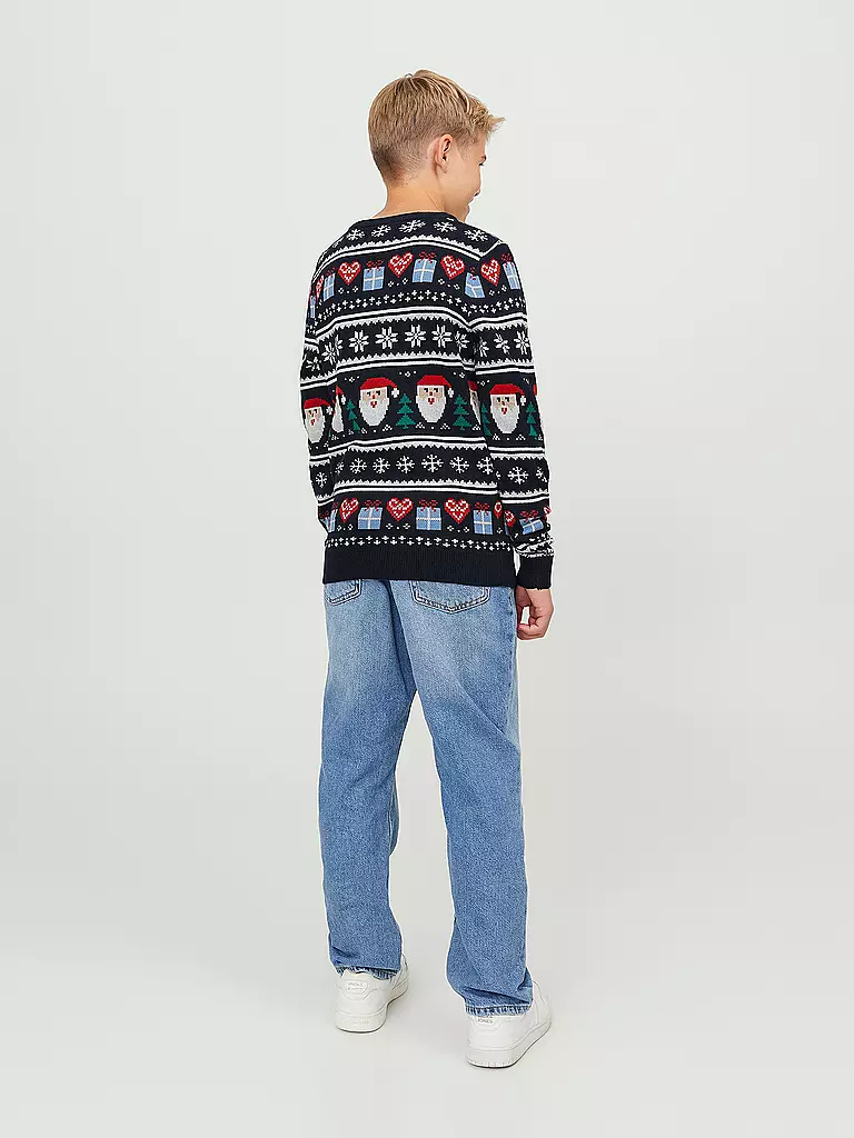 JACK & JONES | Jungen Pullover JORFESTIVE XMAS | dunkelblau
