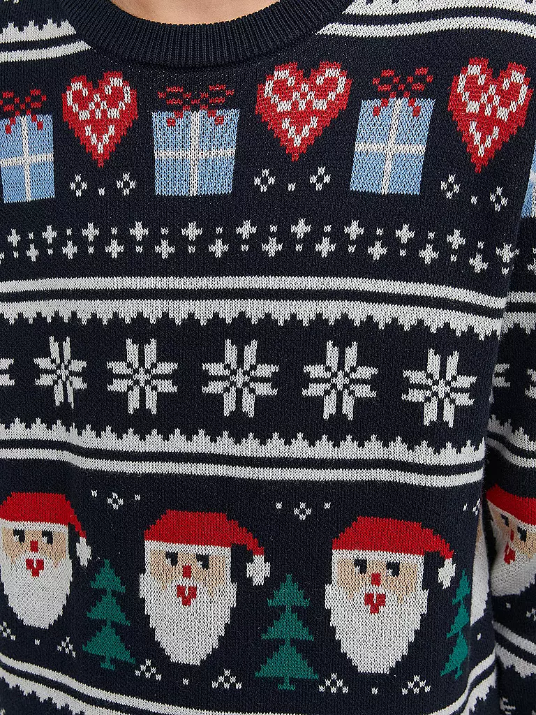 JACK & JONES | Jungen Pullover JORFESTIVE XMAS | dunkelblau