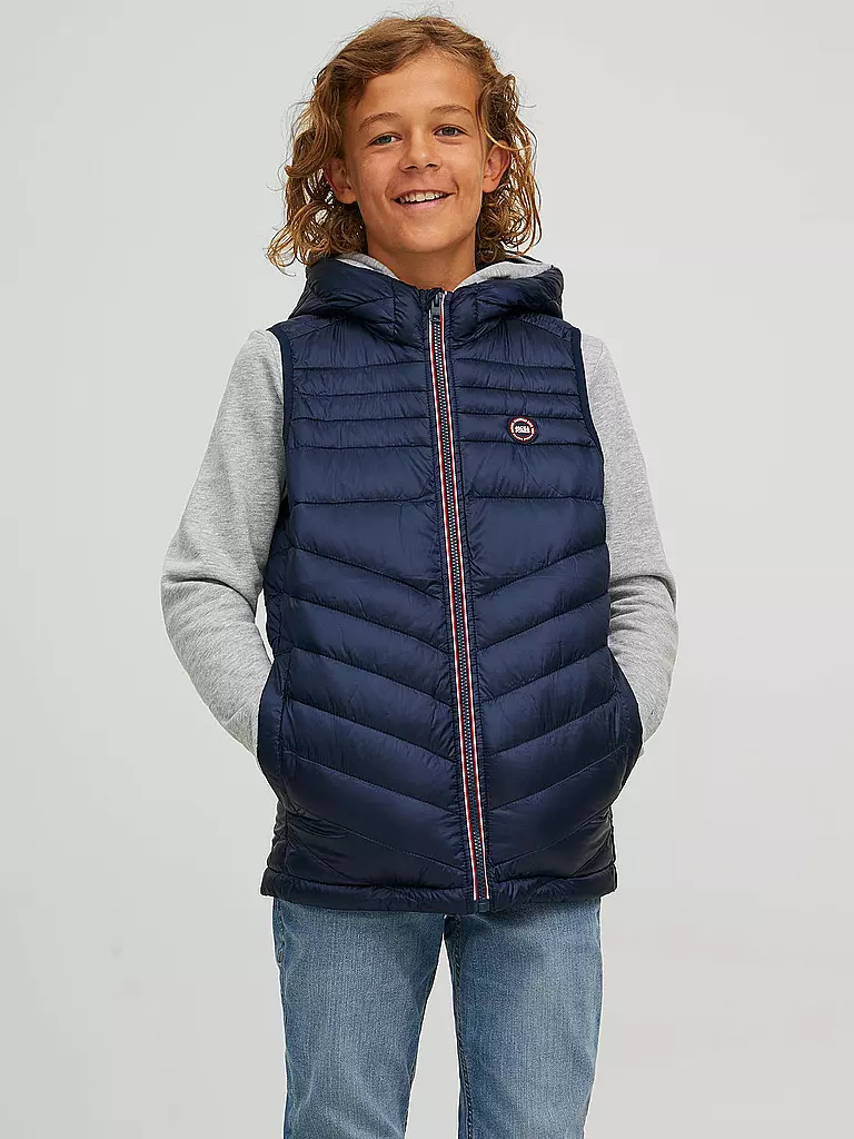 JACK & JONES | Jungen Steppgilet JJEHERO | dunkelblau