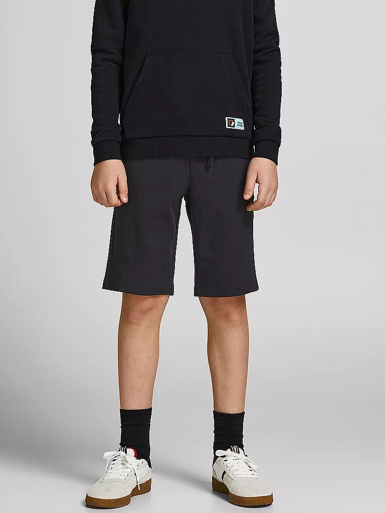 JACK & JONES | Jungen Sweatbermuda JJIBASIC | schwarz