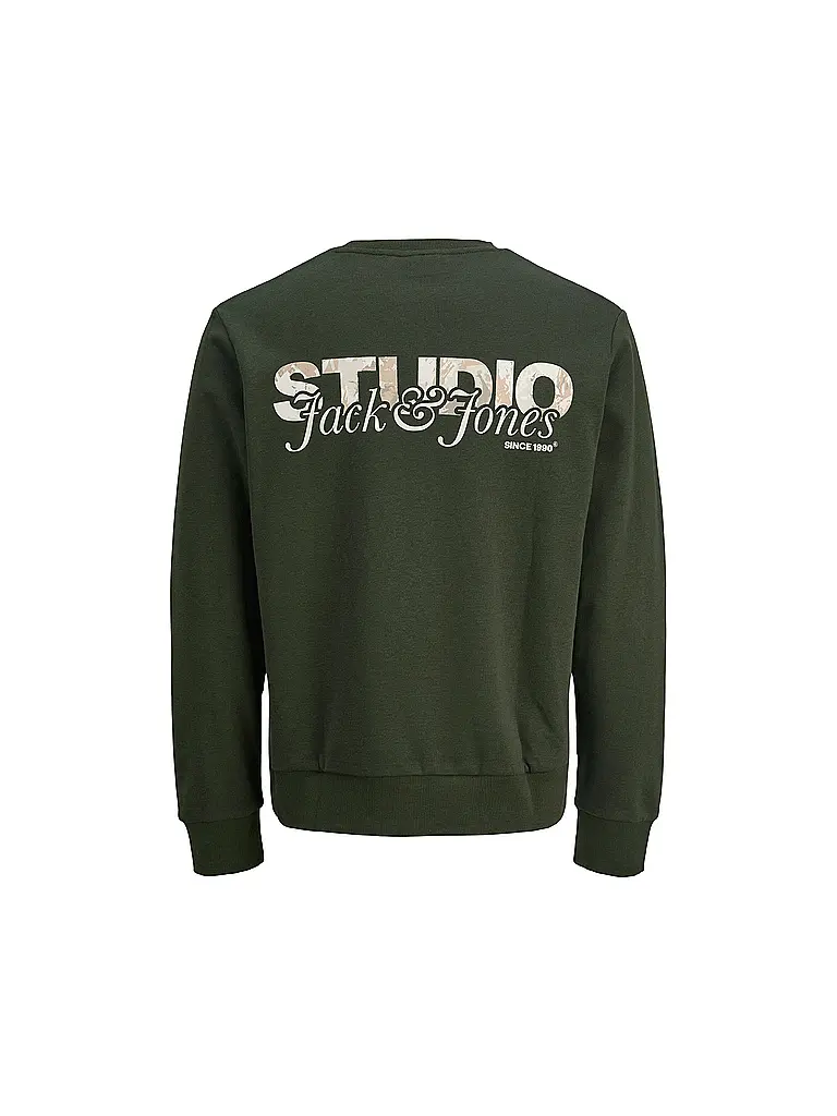 JACK & JONES | Jungen Sweater JJYUKI | dunkelgrün