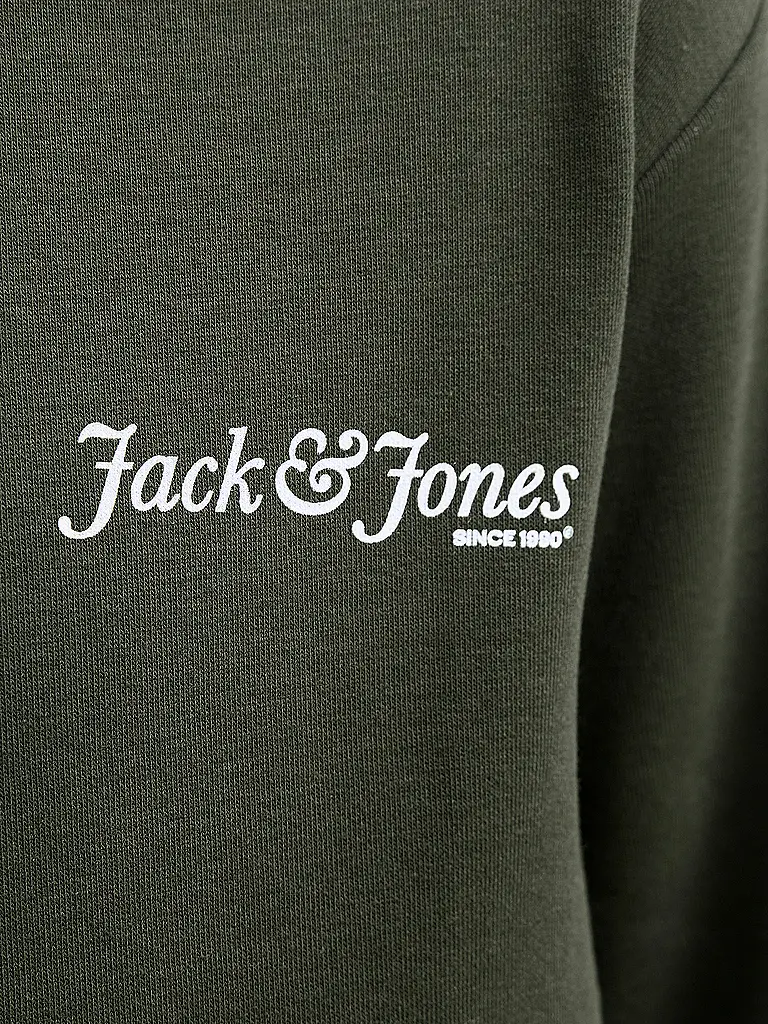 JACK & JONES | Jungen Sweater JJYUKI | dunkelgrün