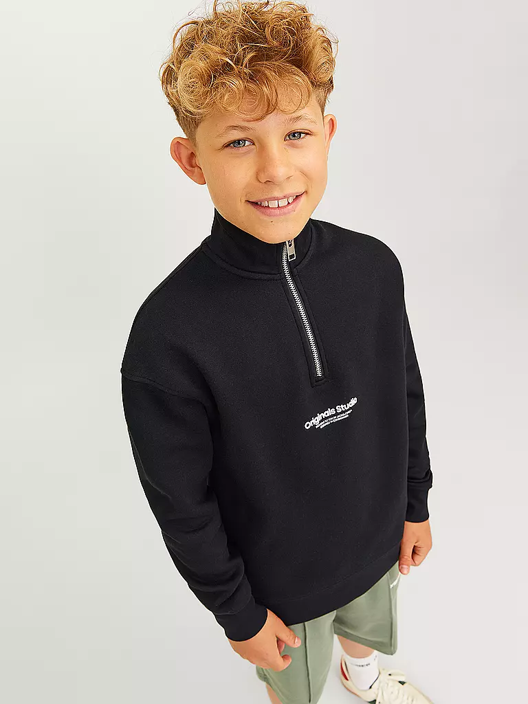 JACK & JONES | Jungen Sweater JORVESTERBRO | schwarz