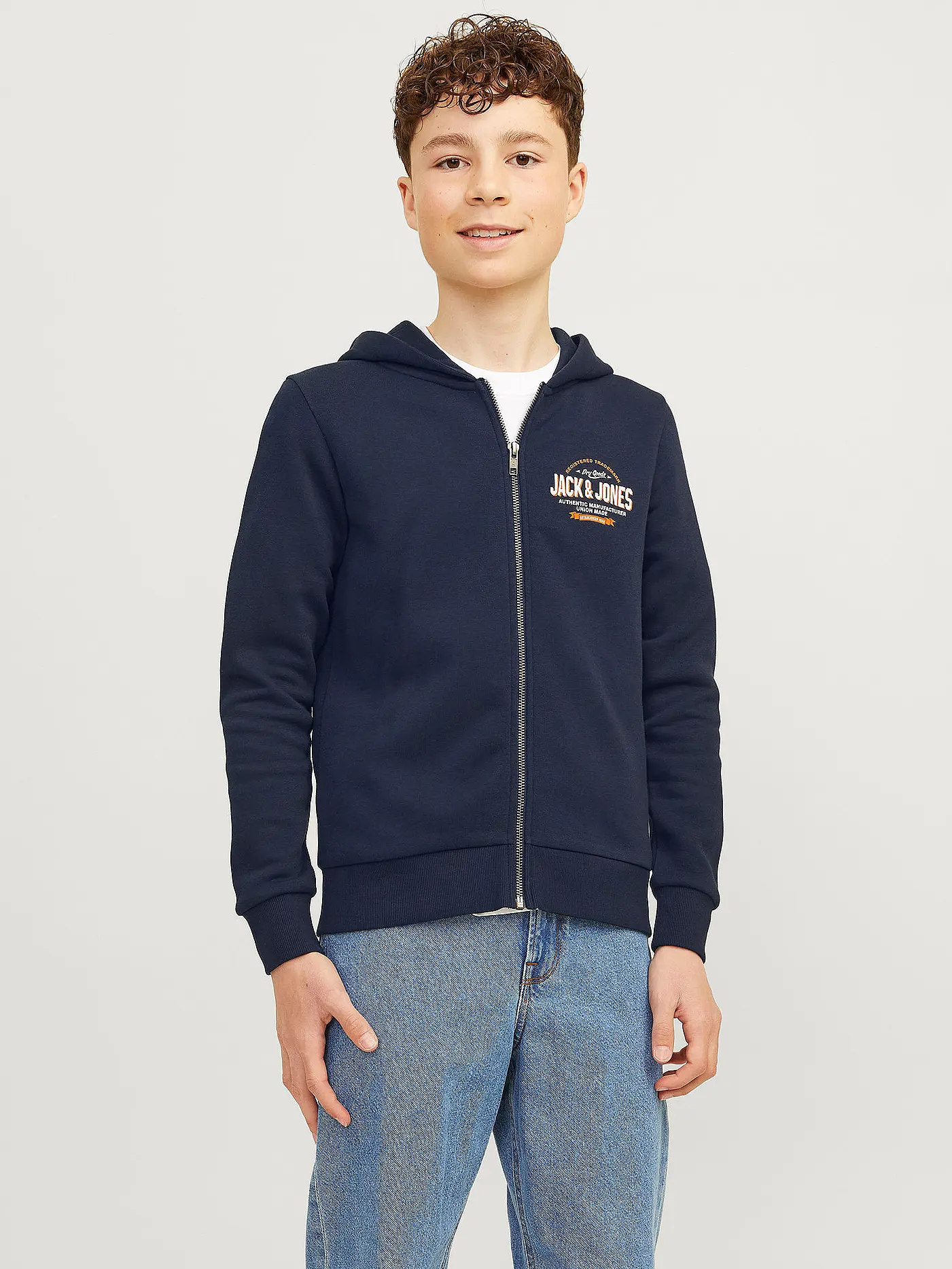 JACK & JONES | Jungen Sweatjacke  | dunkelblau