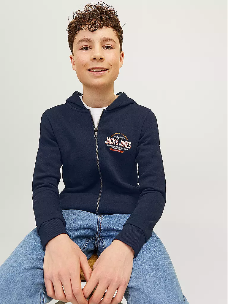 JACK & JONES | Jungen Sweatjacke  | Dunkelblau