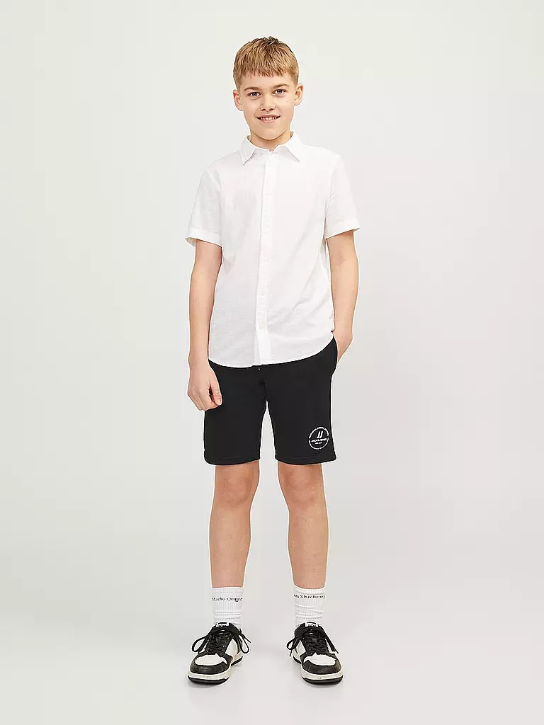 JACK & JONES | Jungen Sweatshorts JPSTSWIFT | Schwarz