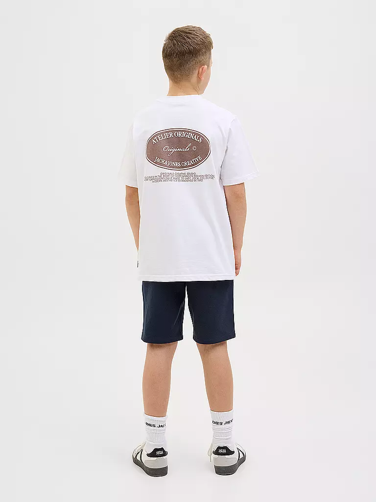 JACK & JONES | Jungen Sweatshorts | dunkelblau