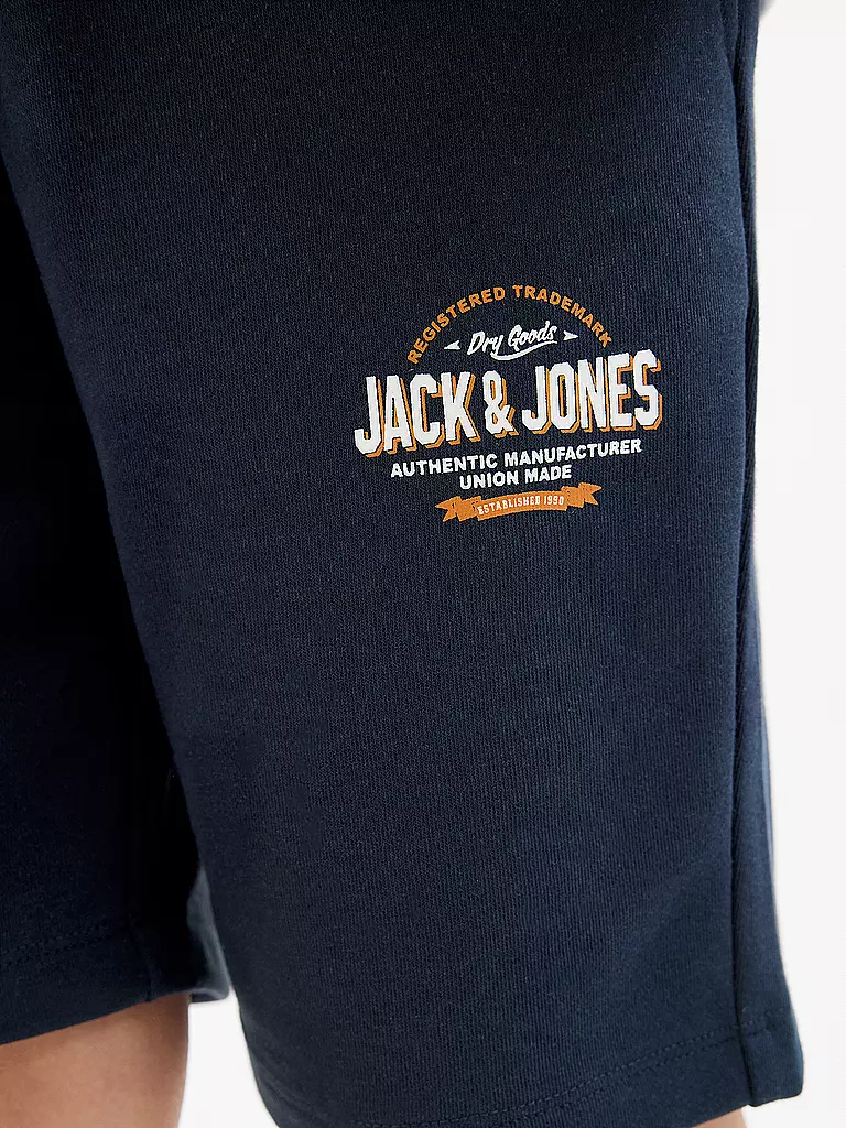 JACK & JONES | Jungen Sweatshorts | dunkelblau
