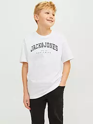 JACK & JONES | Jungen T-Shirt JJECALEB | Weiss