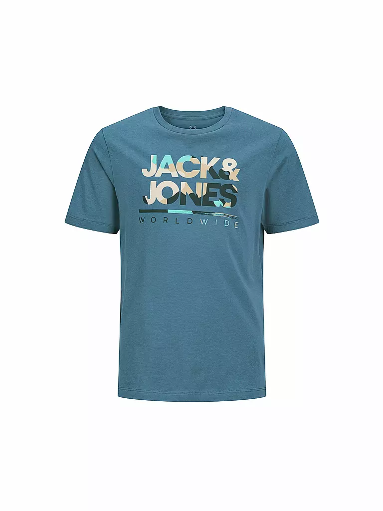JACK & JONES | Jungen T-Shirt  JJLUKE | Petrol