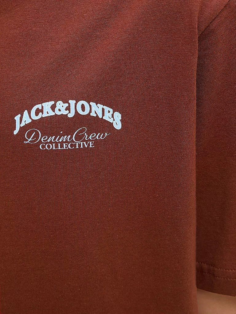JACK & JONES | Jungen T-Shirt JJEBRANDES | creme