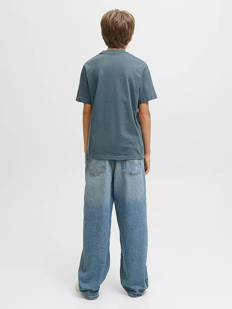 JACK & JONES | Jungen T-Shirt JJECALEB | dunkelrot