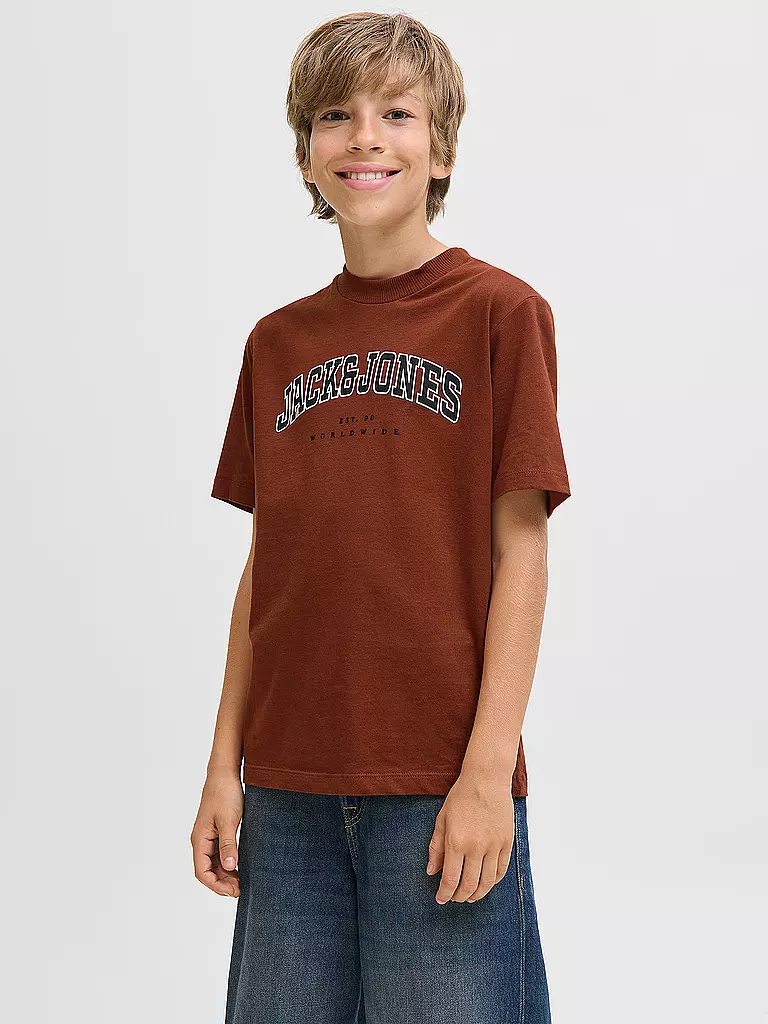 JACK & JONES | Jungen T-Shirt JJECALEB | blau
