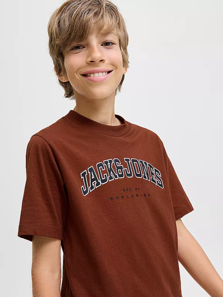 JACK & JONES | Jungen T-Shirt JJECALEB | blau