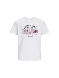JACK & JONES | Jungen T-Shirt JJELOGO | Weiss
