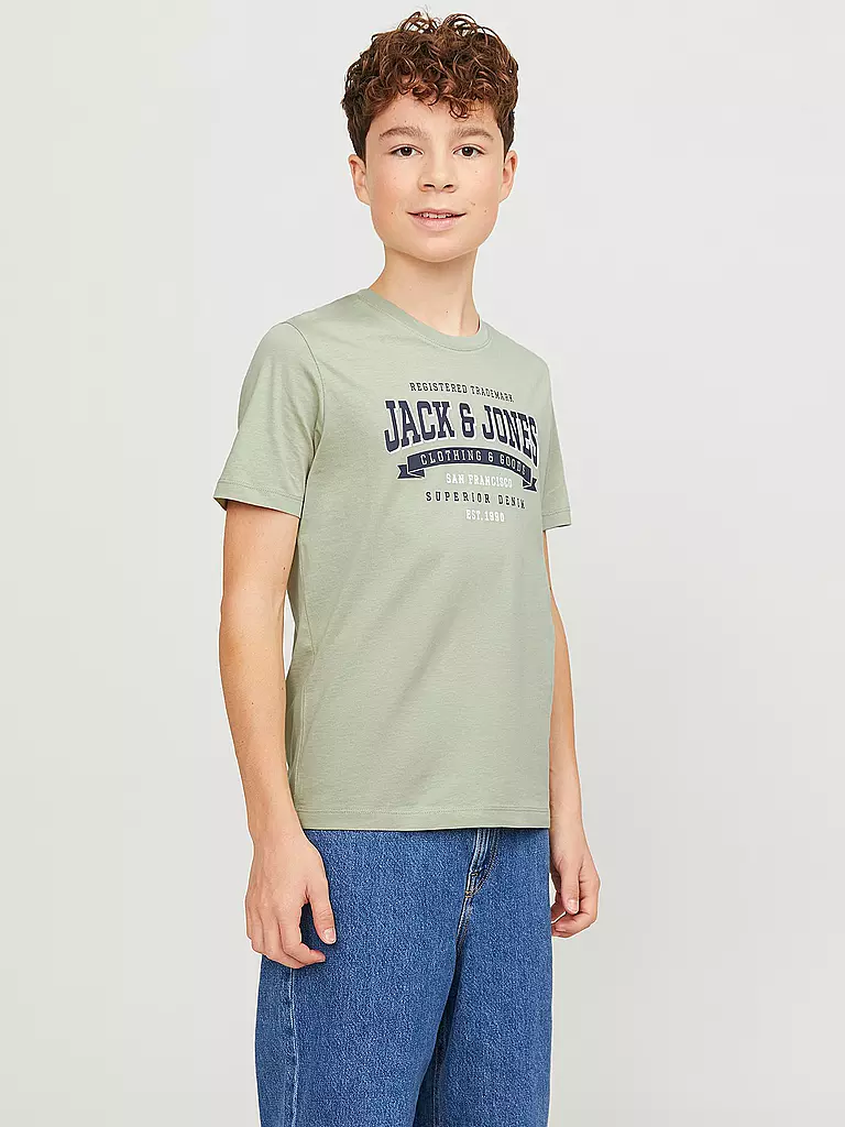 JACK & JONES | Jungen T-Shirt JJELOGO | blau