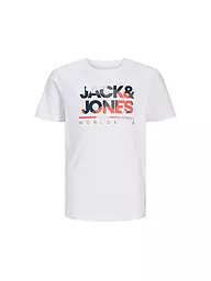 JACK & JONES | Jungen T-Shirt JJLUKE | Weiss