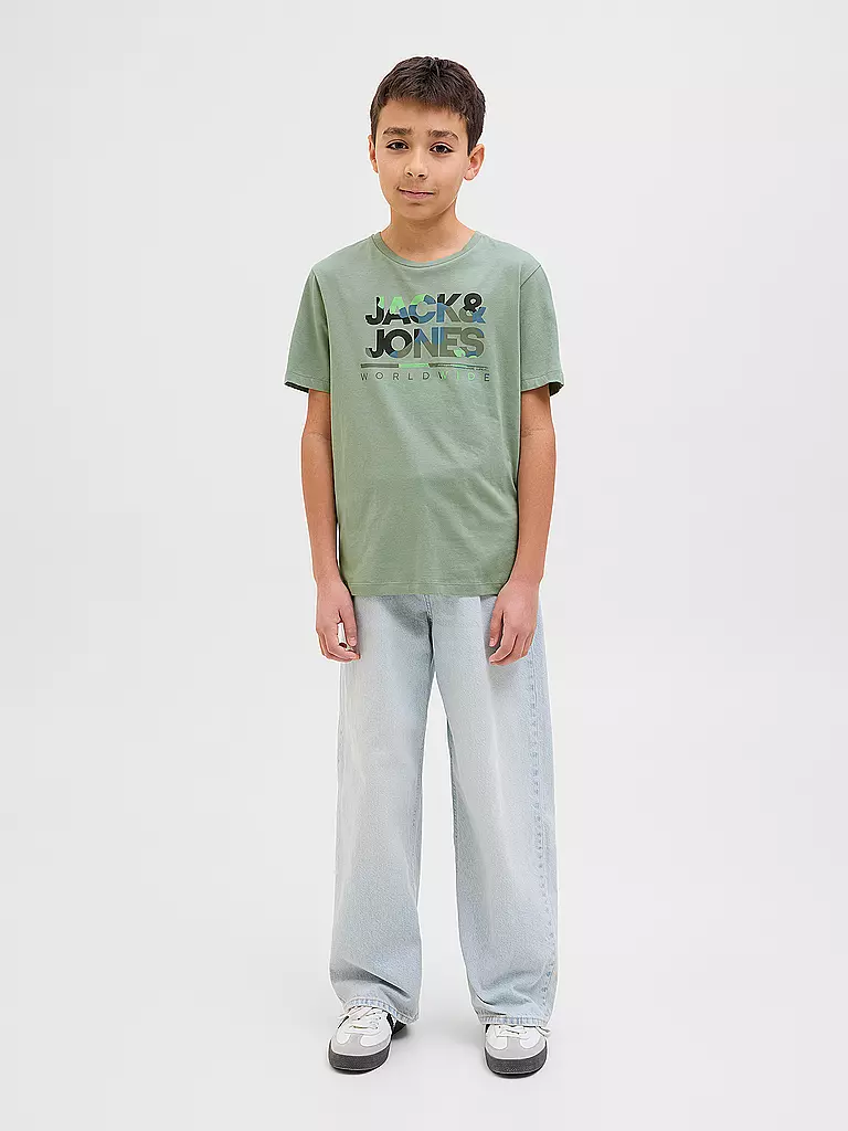JACK & JONES | Jungen T-Shirt JJLUKE | Mint