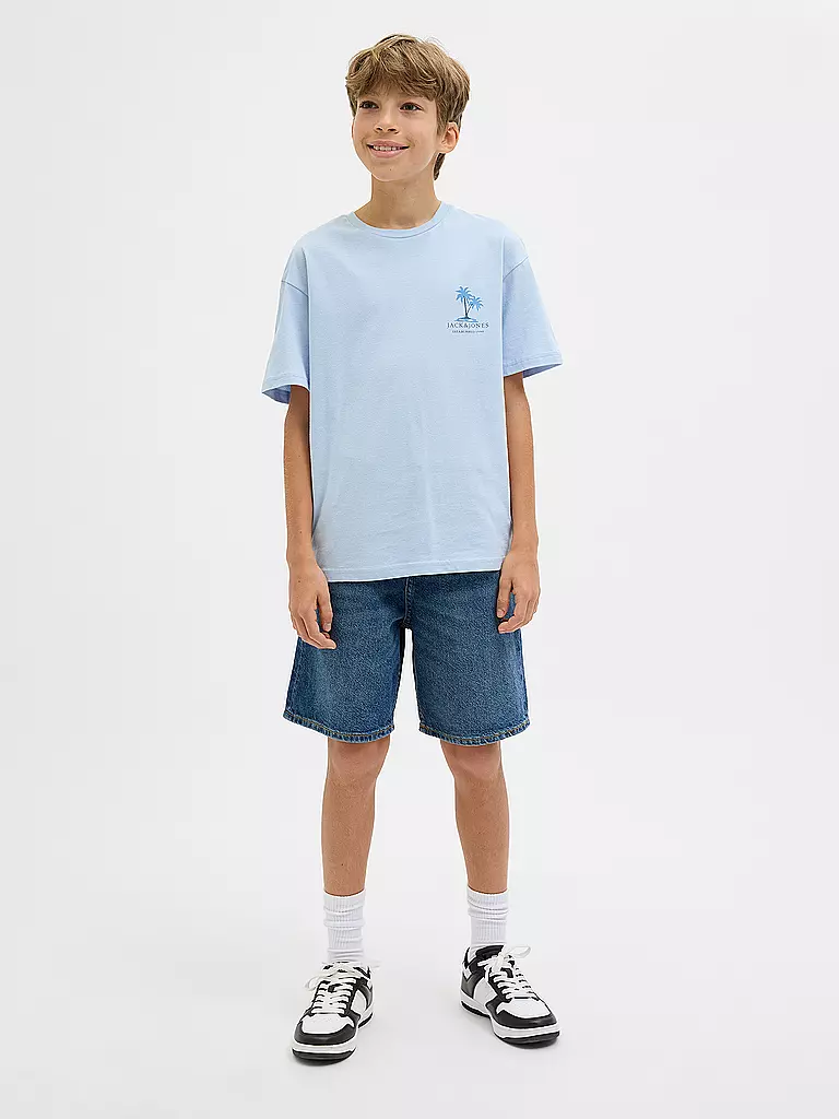 JACK & JONES | Jungen T-Shirt JJSUMMER  | Hellblau