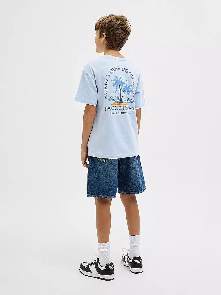 JACK & JONES | Jungen T-Shirt JJSUMMER  | Hellblau