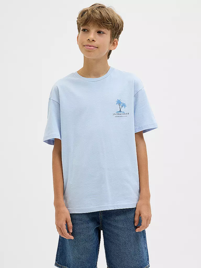 JACK & JONES | Jungen T-Shirt JJSUMMER  | Hellblau