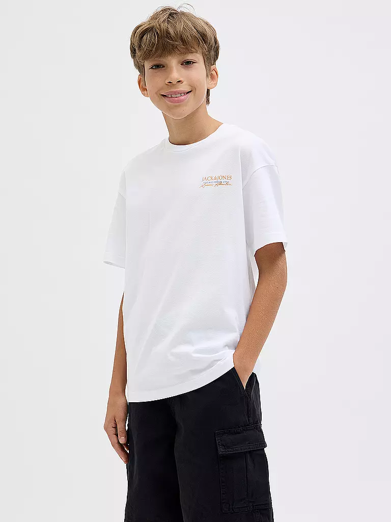 JACK & JONES | Jungen T-Shirt JJSUMMER  | Weiss