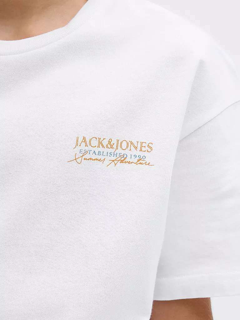 JACK & JONES | Jungen T-Shirt JJSUMMER  | Weiss