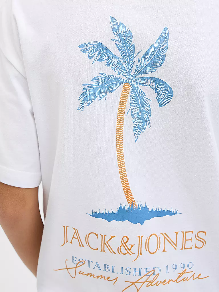 JACK & JONES | Jungen T-Shirt JJSUMMER  | Weiss