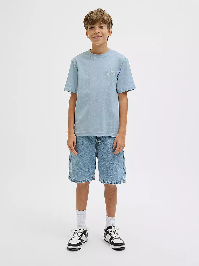 JACK & JONES | Jungen T-Shirt JORACAPULCO | Hellblau