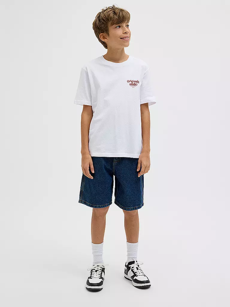 JACK & JONES | Jungen T-Shirt JORACAPULCO | Weiss