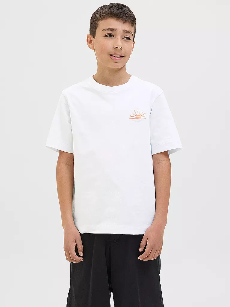 JACK & JONES | Jungen T-Shirt JORCANGGU SUMMER  | Weiss