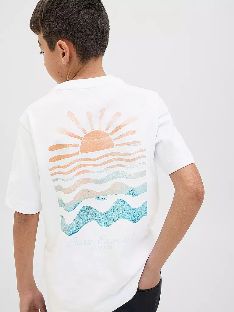 JACK & JONES | Jungen T-Shirt JORCANGGU SUMMER  | Weiss
