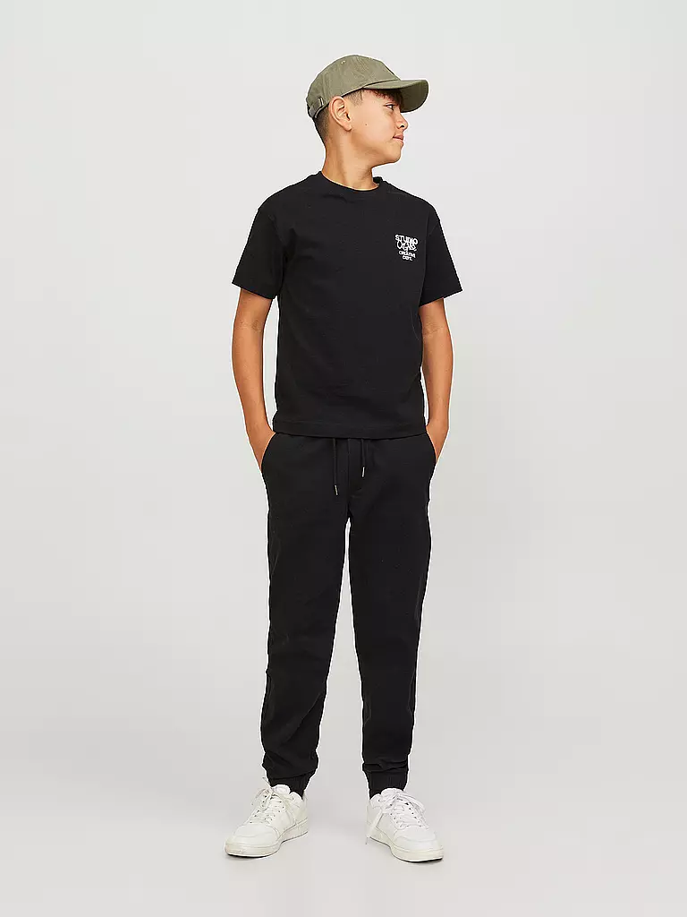 JACK & JONES | Jungen T-Shirt JORSILVERLAKE | dunkelgrün