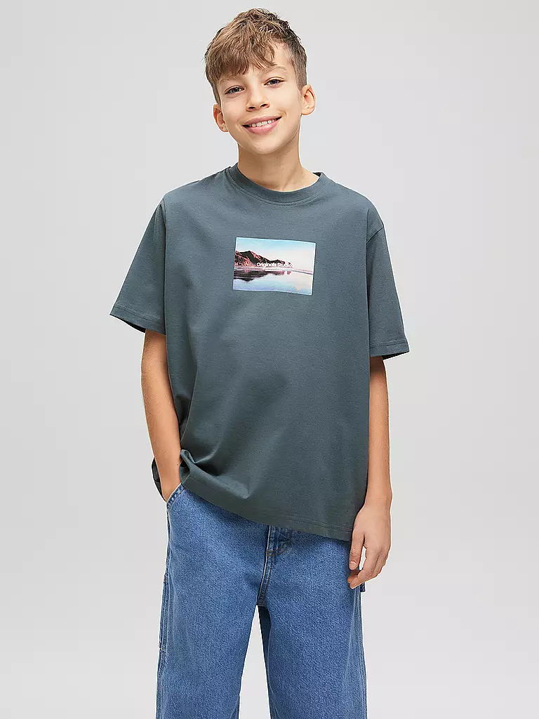 JACK & JONES | Jungen T-Shirt JORVESTERBRO | schwarz