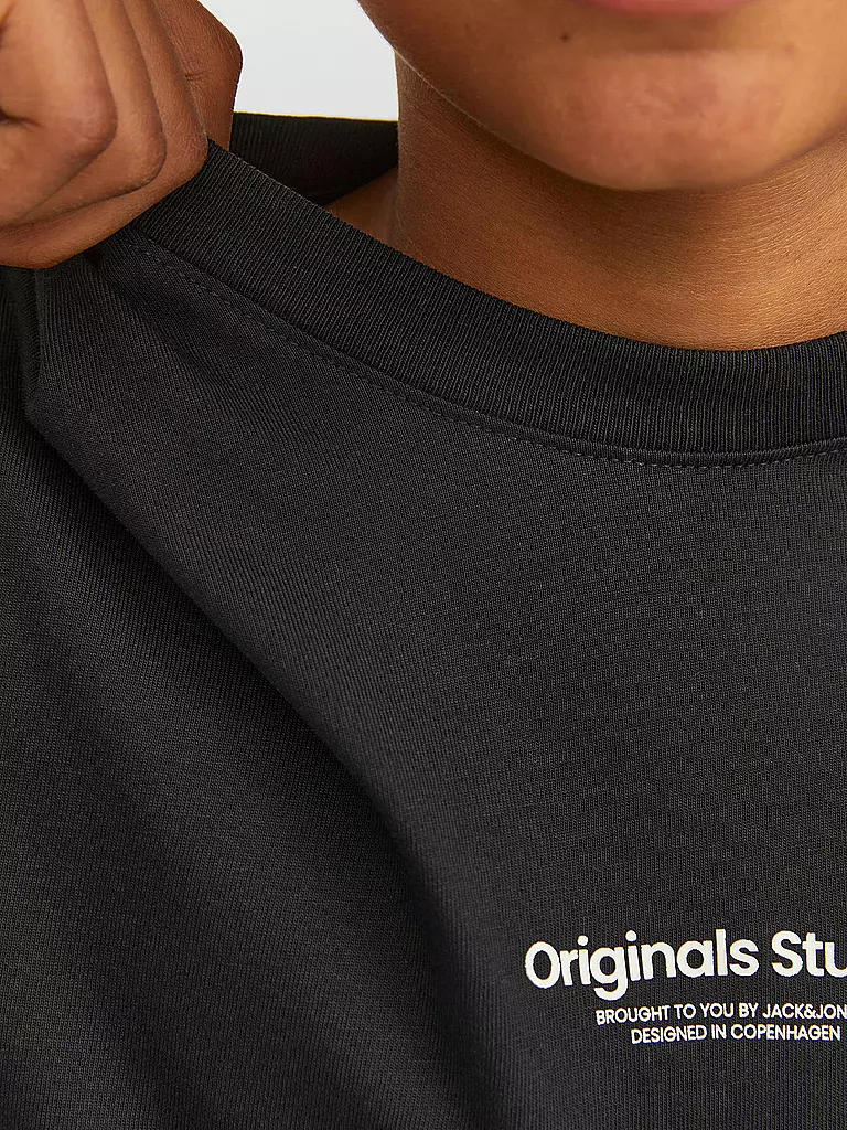 JACK & JONES | Jungen T-Shirt JORVESTERBRO | Schwarz