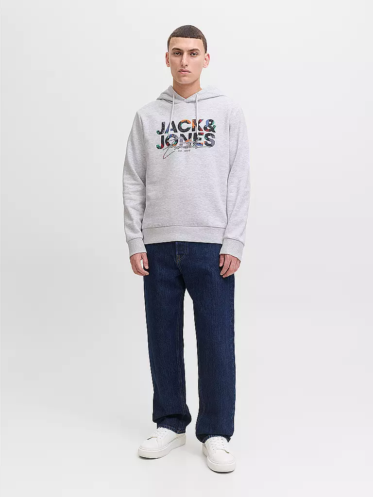 JACK & JONES | Kapuzensweater - Hoodie JJGEPLAS | weiss