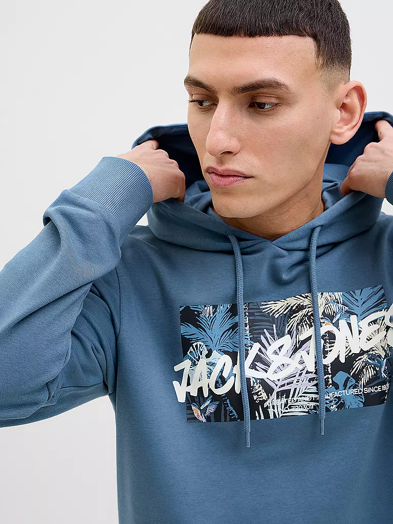 JACK & JONES | Kapuzensweater - Hoodie JJHAWAII | schwarz