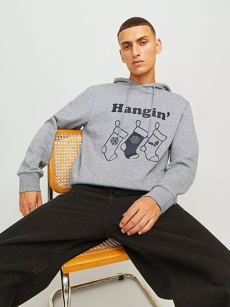 JACK & JONES | Kapuzensweater - Hoodie JJXMAS | rot