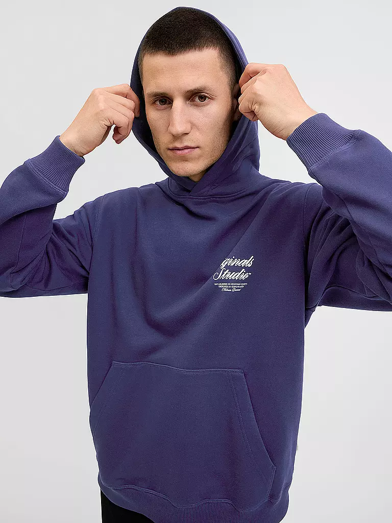 JACK & JONES | Kapuzensweater - Hoodie JORNORREBRO | dunkelblau