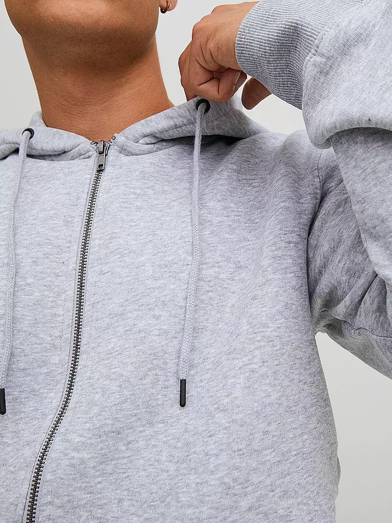 JACK & JONES | Kapuzensweatjacke JJESTAR | schwarz