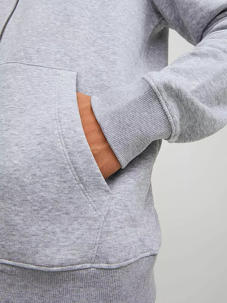 JACK & JONES | Kapuzensweatjacke JJESTAR | schwarz