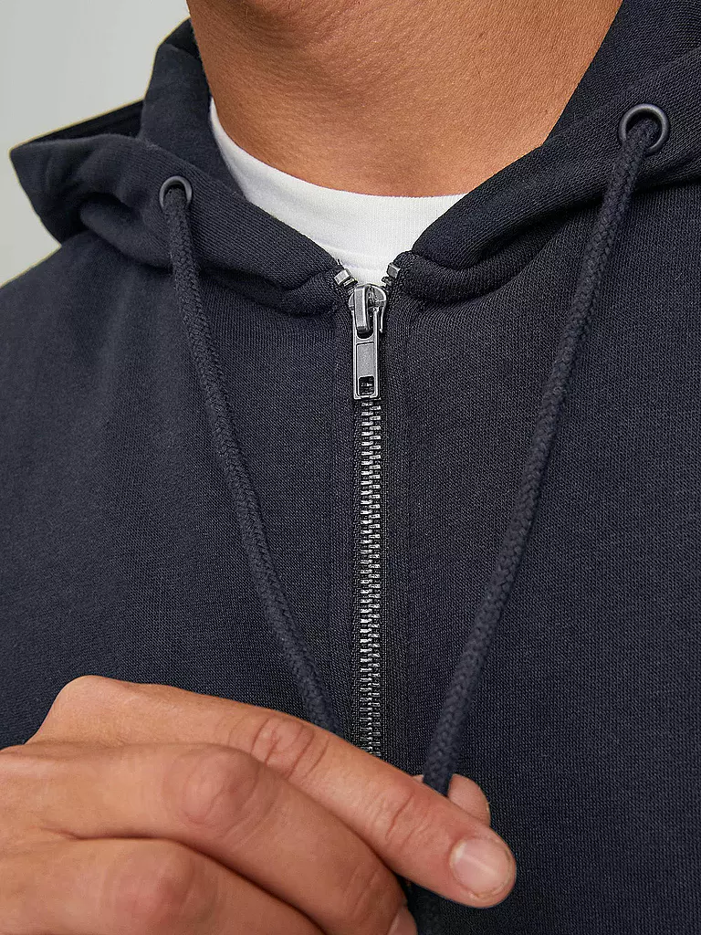 JACK & JONES | Kapuzensweatjacke JJESTAR | grau