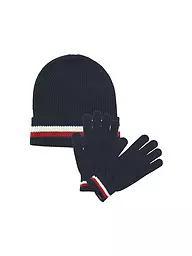 JACK & JONES | Kinder Set 2tlg. Mütze und Handschuhe JACMAKE | dunkelblau