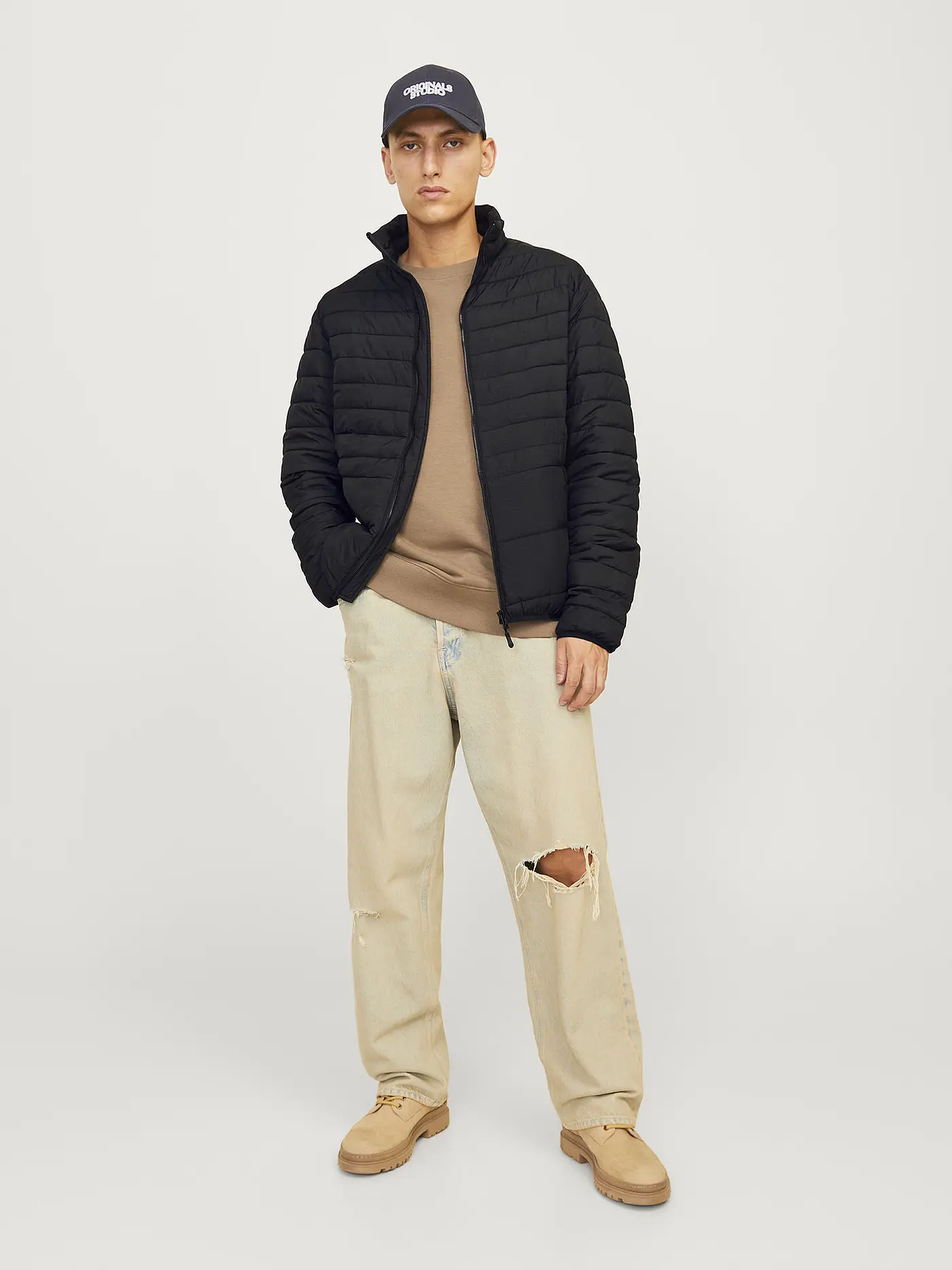 JACK & JONES | Leichtsteppjacke JJESTATE | schwarz