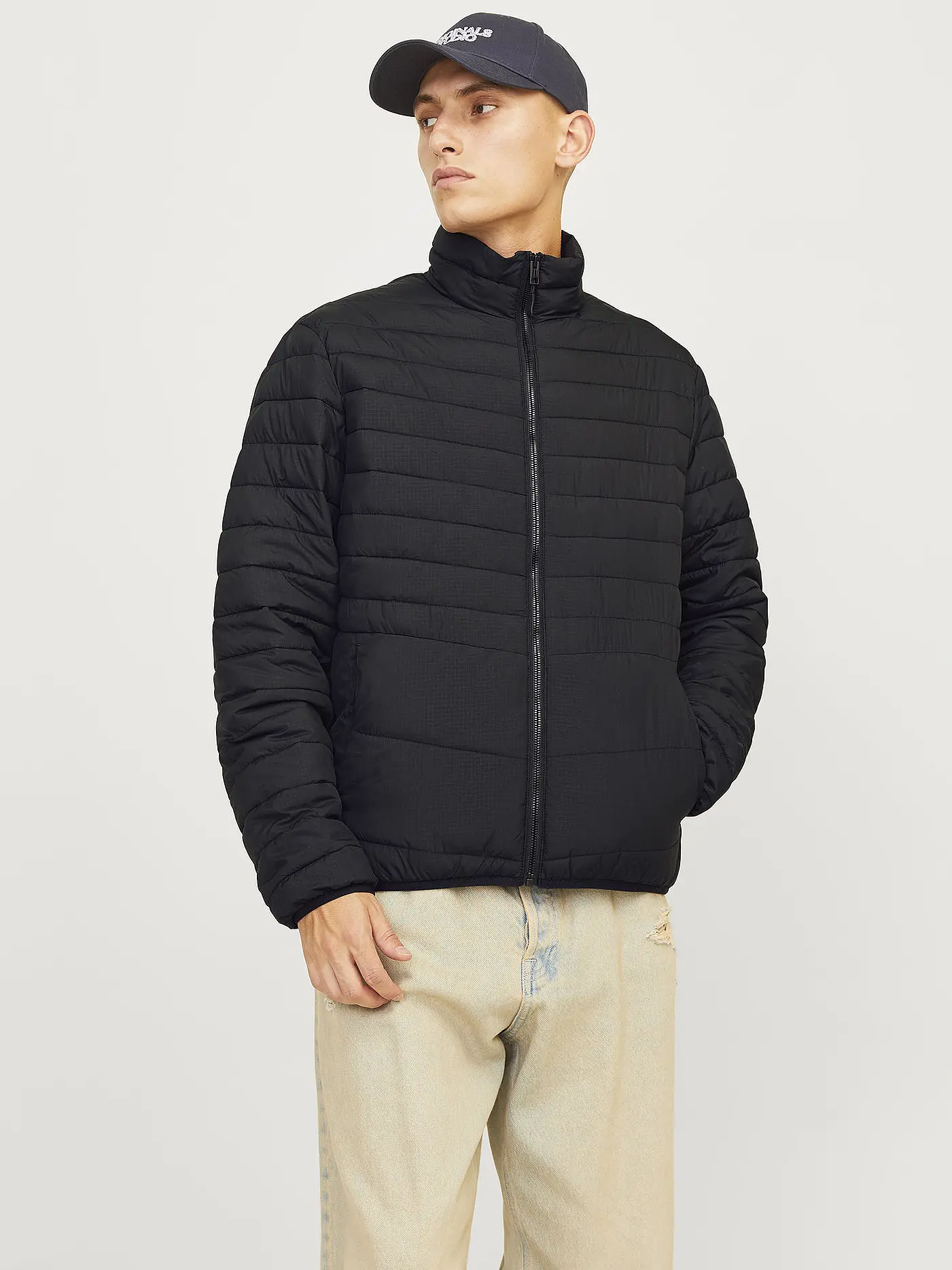 JACK & JONES | Leichtsteppjacke JJESTATE | schwarz