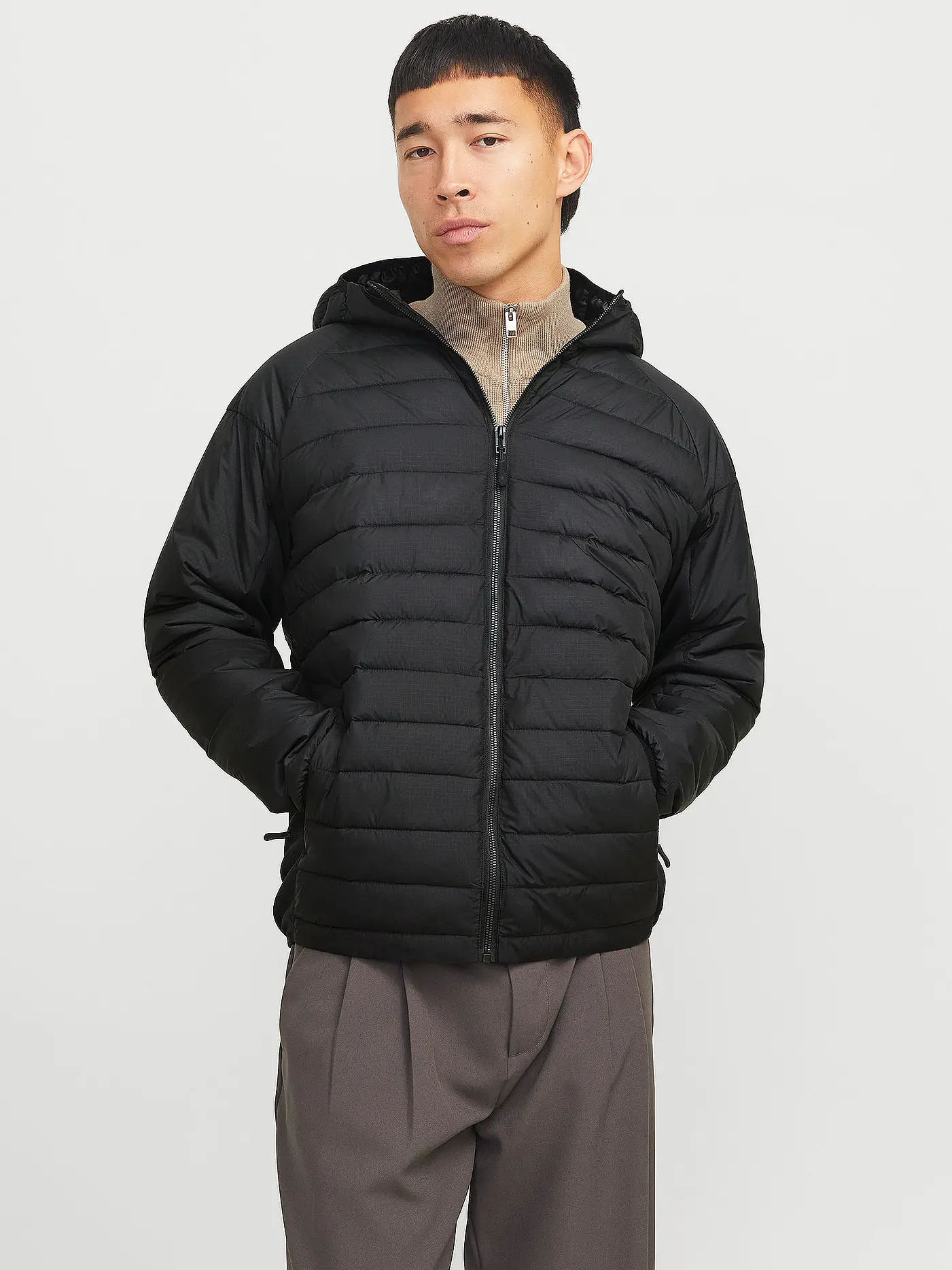 JACK & JONES | Leichtsteppjacke JJESTATE | schwarz