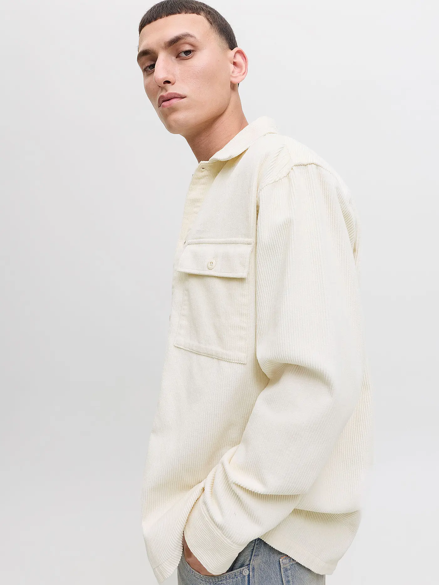 JACK & JONES | Overshirt JJEPERFECT | weiss